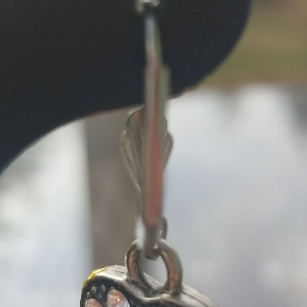 Seasonal whispers crystal heart earrings doubled sided - Picture 7 of 10
